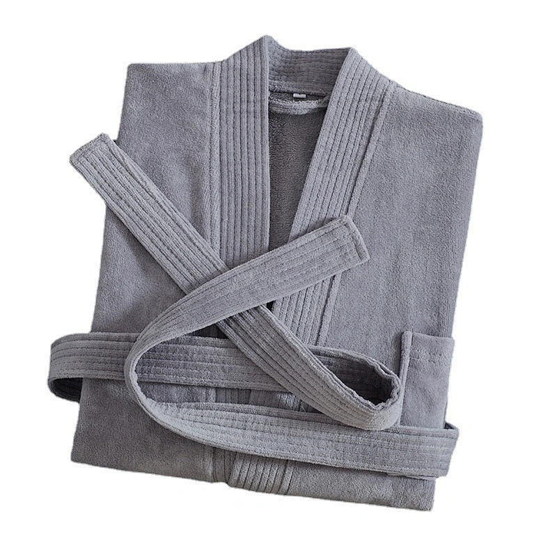 Unisex Wholesale Cotton Hotel Bath Robes Long Sleeve Couple Custom SPA Terry Bathrobes