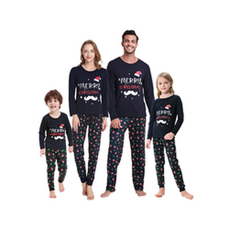 Family Matching Christmas Pajamas Set Winter Sleepwear PJS Set for Couples and Kids Family Pajamas