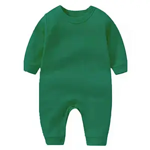 Long Sleeve Baby Romper Soft Breathable 100% Organic Cotton Baby Clothes
