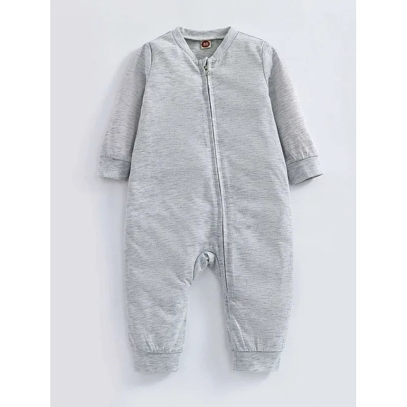 Cute Baby Clothes Set 100% Cotton Koala Print Zip Up Jumpsuit Unisex Baby Romper