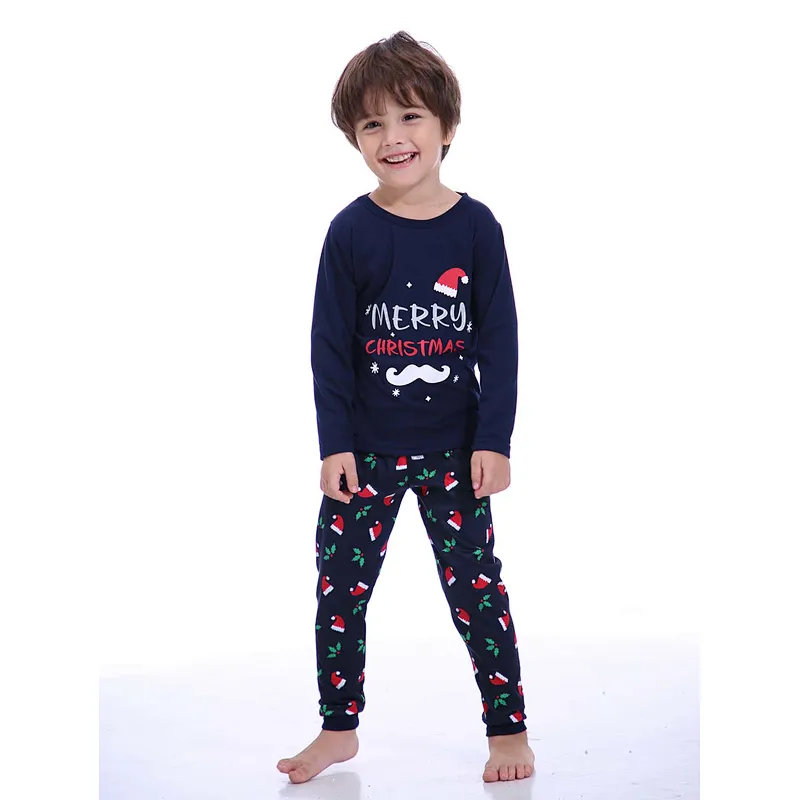 Family Matching Christmas Pajamas Set Winter Sleepwear PJS Set for Couples and Kids Family Pajamas