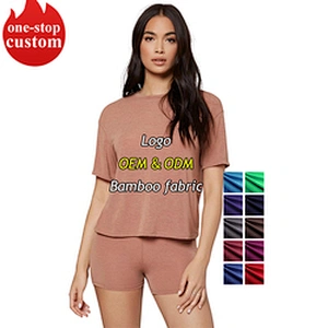 Solid Drop Shoulder Comfortable Tee With Shorts Lounge Set
