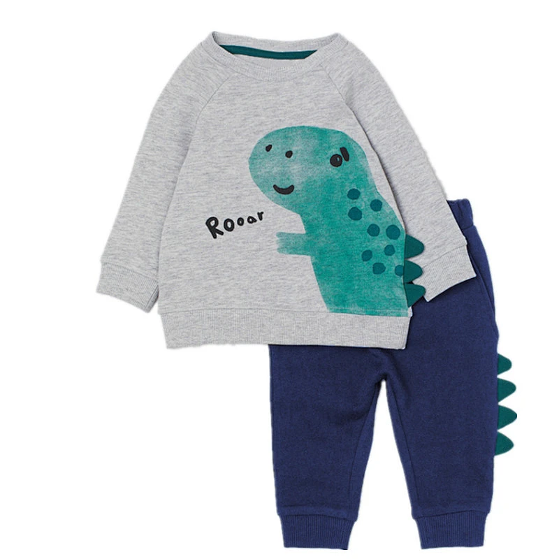 New Design Homefit Textile Kids Terno Pyjamas Winter Cartoon Cute Cotton Pajamas Sets For Kids