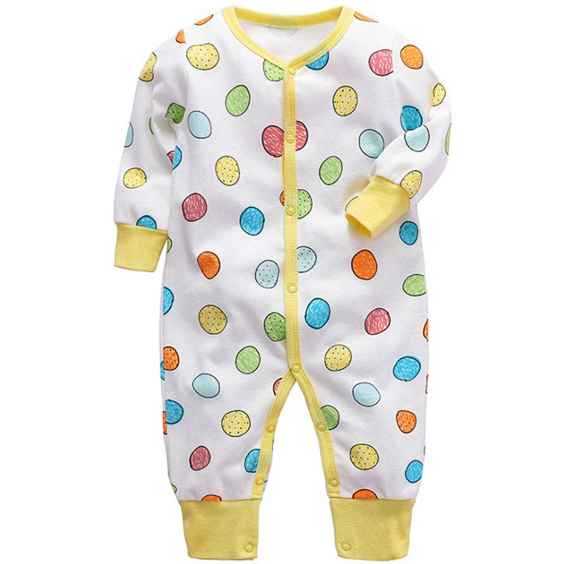 Infant Cartoon Knit Clothes Baby Onesie Jumpsuits Custom Viscose from Bamboo Viscose Baby Pajamas Romper