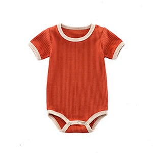 100% Cotton Baby Boy Girls Unisex Romper Soft Short SLeeve Onesie Baby Clothes