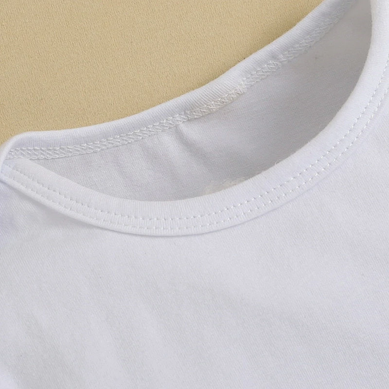 Wholesale Blank Solid White Baby Rompers Clothes Knitted Unisex Baby Boys'&Girls' Cotton Romper