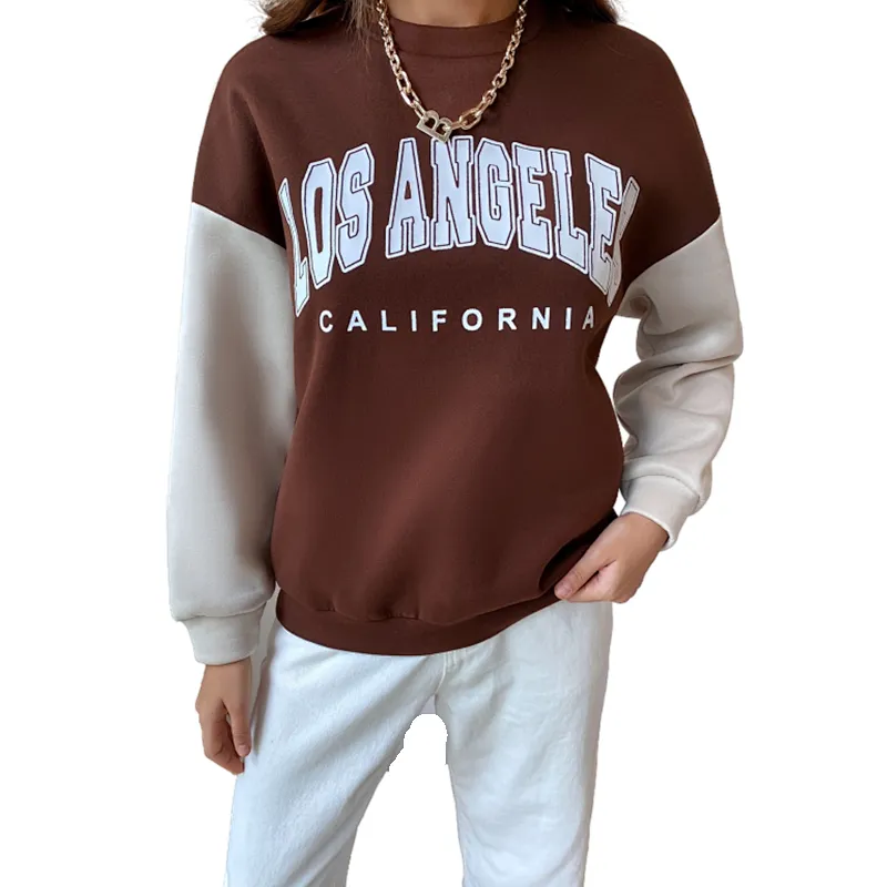 Wholesale Fashionable Zipper Woman Sweatshirts Girls Cotton Custom Stringless Hoodie Sets For Women