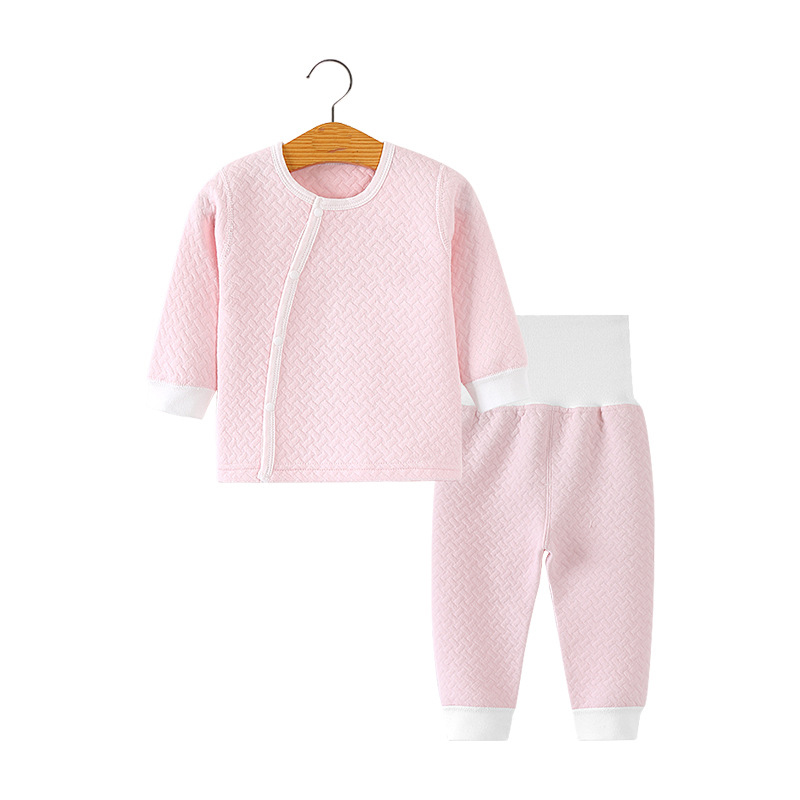 Baby Pure Cotton Clothes For Winter Spring And Autumn, Baby Long Underwear Pajamas Suit