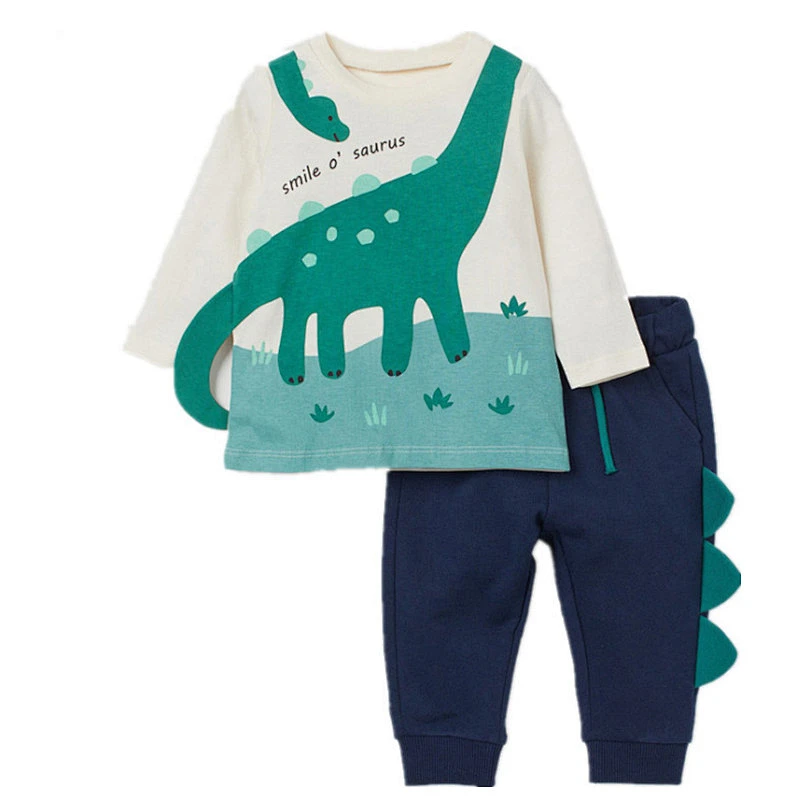 New Design Homefit Textile Kids Terno Pyjamas Winter Cartoon Cute Cotton Pajamas Sets For Kids