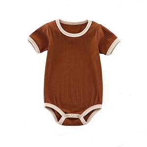 100% Cotton Baby Boy Girls Unisex Romper Soft Short SLeeve Onesie Baby Clothes