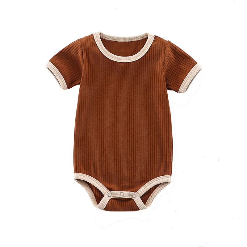 100% Cotton Baby Boy Girls Unisex Romper Soft Short SLeeve Onesie Baby Clothes