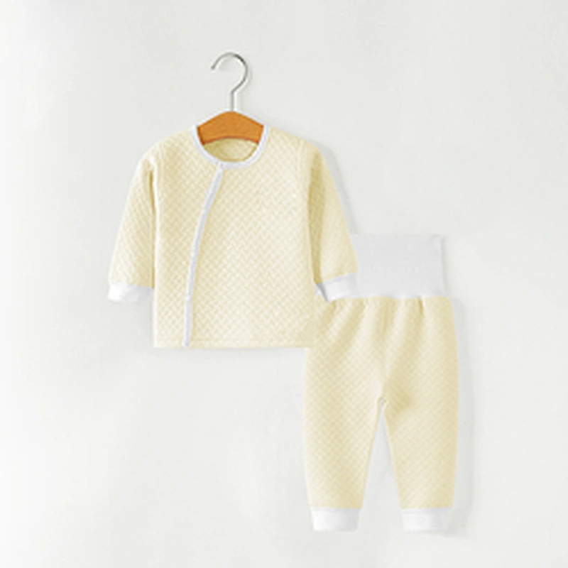 Baby Pure Cotton Clothes For Winter Spring And Autumn, Baby Long Underwear Pajamas Suit