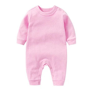 Long Sleeve Baby Romper Soft Breathable 100% Organic Cotton Baby Clothes