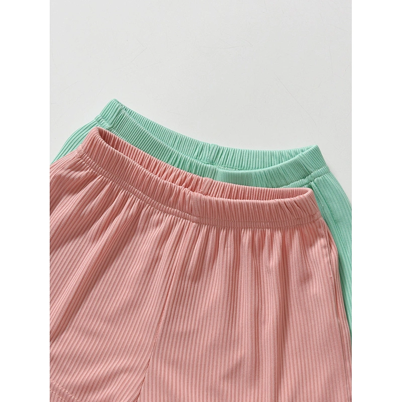 Cami Shirt With Shorts Children Sleepwear Pijama Girl Cotton Kids Girl Pajama Set