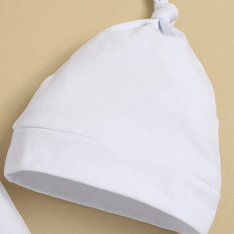 Wholesale Blank Solid White Baby Rompers Clothes Knitted Unisex Baby Boys'&Girls' Cotton Romper