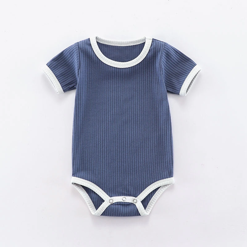 100% Cotton Baby Boy Girls Unisex Romper Soft Short SLeeve Onesie Baby Clothes