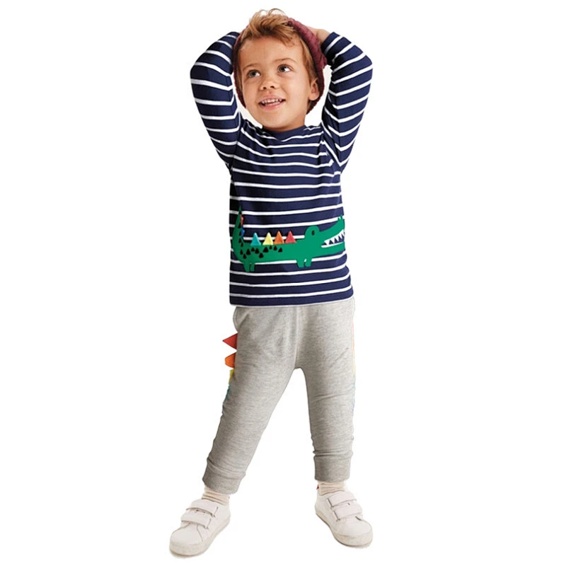 New Design Homefit Textile Kids Terno Pyjamas Winter Cartoon Cute Cotton Pajamas Sets For Kids