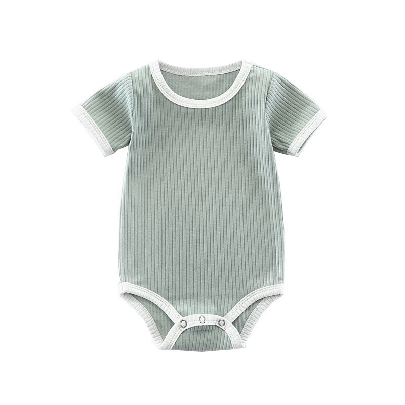 100% Cotton Baby Boy Girls Unisex Romper Soft Short SLeeve Onesie Baby Clothes