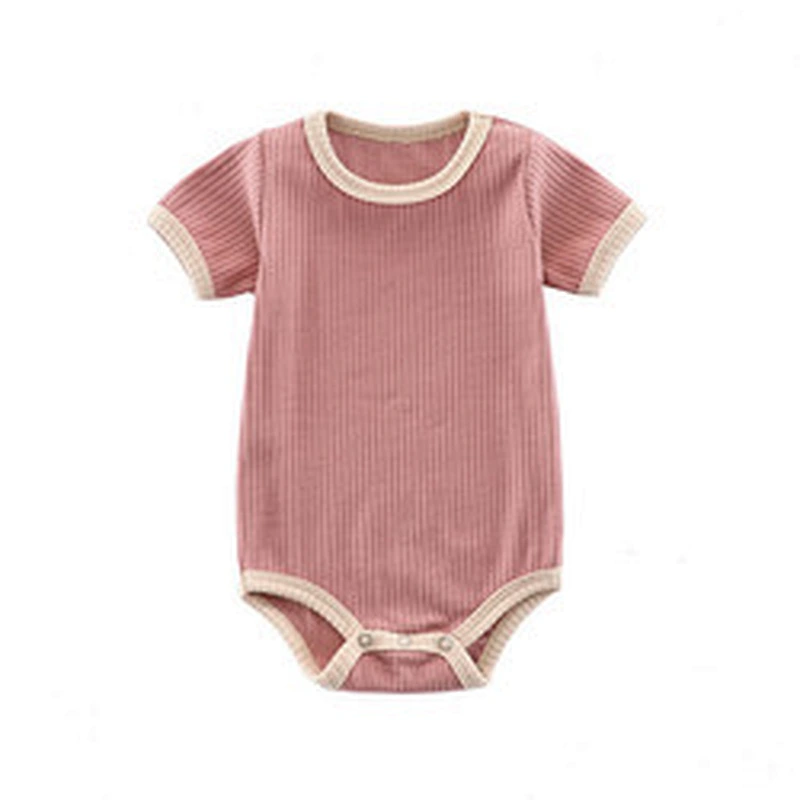 100% Cotton Baby Boy Girls Unisex Romper Soft Short SLeeve Onesie Baby Clothes