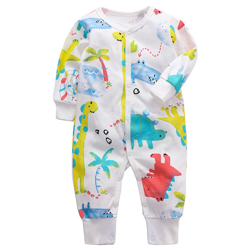 Infant Cartoon Knit Clothes Baby Onesie Jumpsuits Custom Viscose from Bamboo Viscose Baby Pajamas Romper