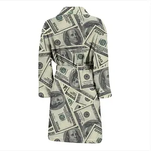 Girl Printed Knee Length Belted Sleepwear Custom OEM Femme Bath Robes Summer Chemise Cotton Women Money Robe