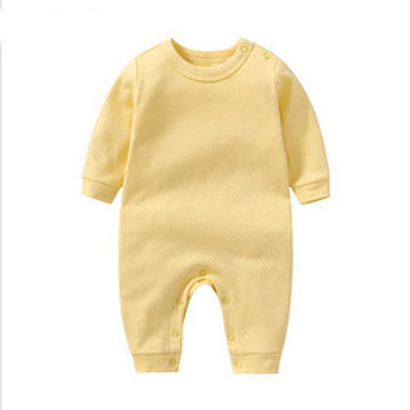 Long Sleeve Baby Romper Soft Breathable 100% Organic Cotton Baby Clothes