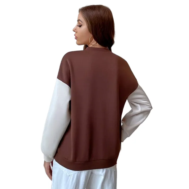 Wholesale Fashionable Zipper Woman Sweatshirts Girls Cotton Custom Stringless Hoodie Sets For Women