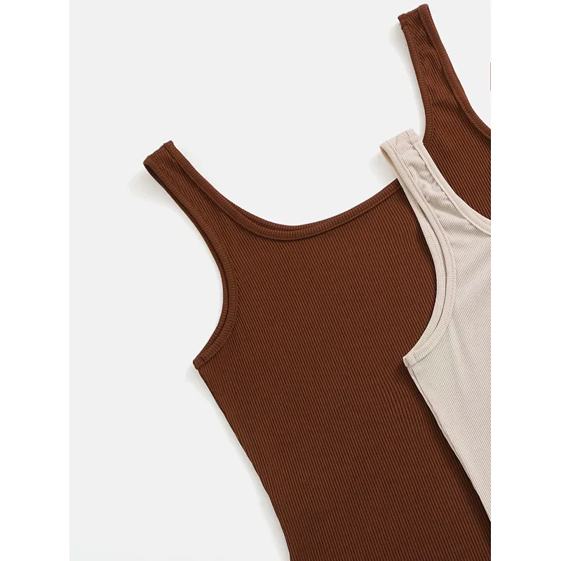 Scoop Neck Sleeveless Loungewear Solid Bodysuit & Pants Lounge Wear