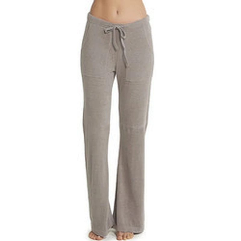 2021 Wholesale Solid Formal Pants Long Winter Nylon Panties Cozy Cotton Pants For Women