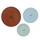 3-Piece Silicone Bowl Cover Set - Airtight Lids for Food Storage, Microwave & Dishwasher Safe