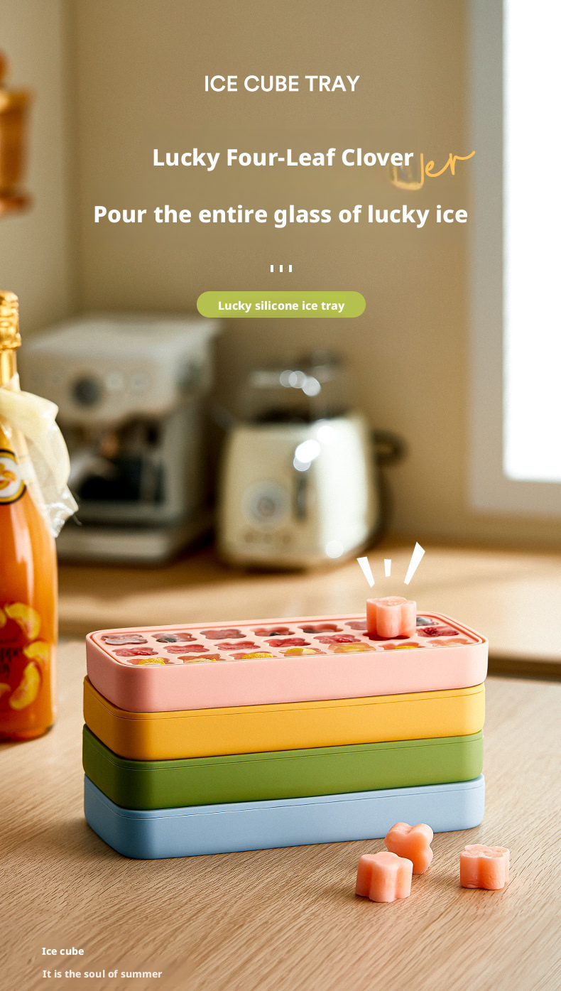 silicone ice cube trays with lid