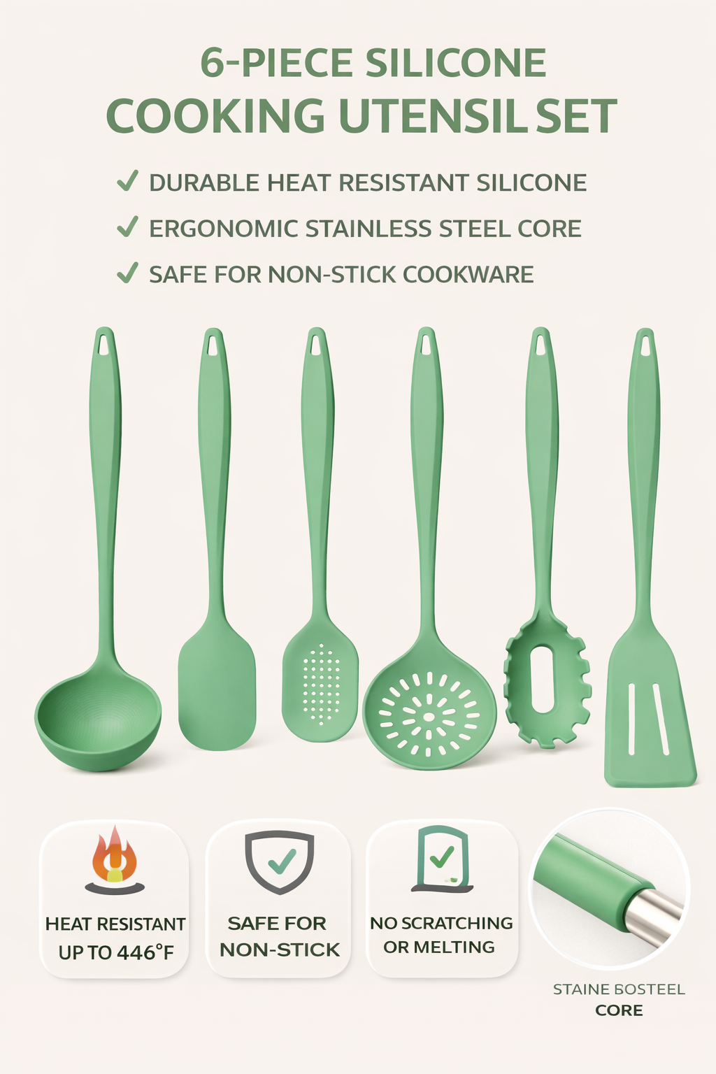 best silicone utensil set