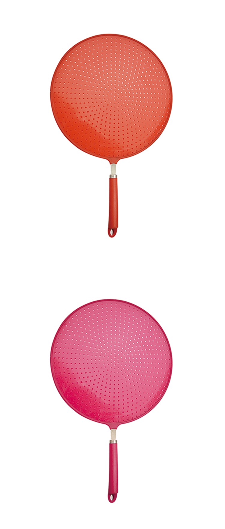 Splatter screen strainer