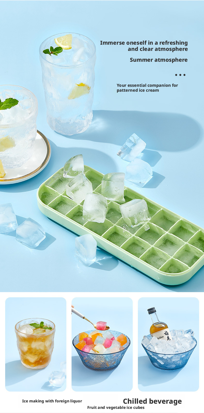 household ice cube mold