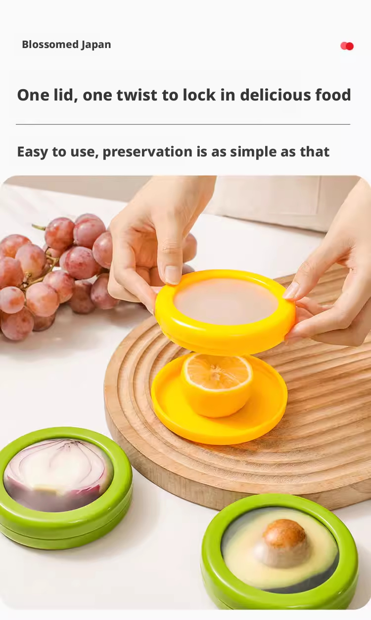 4-piece food storage container set