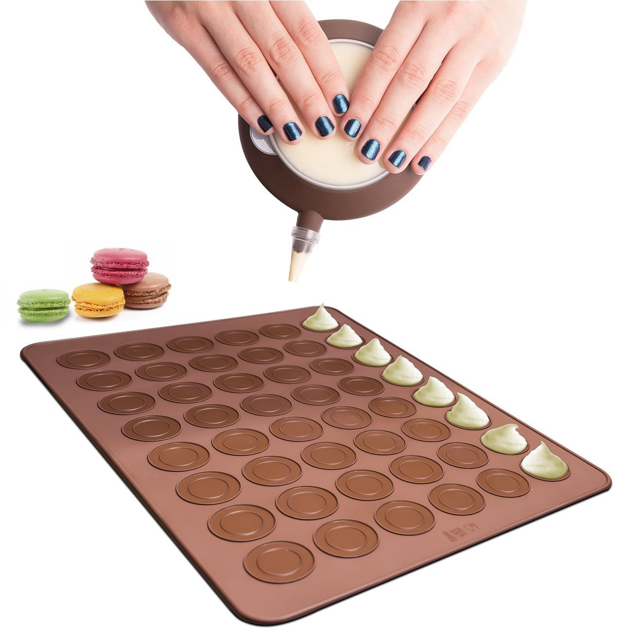 18 cups macaron mat