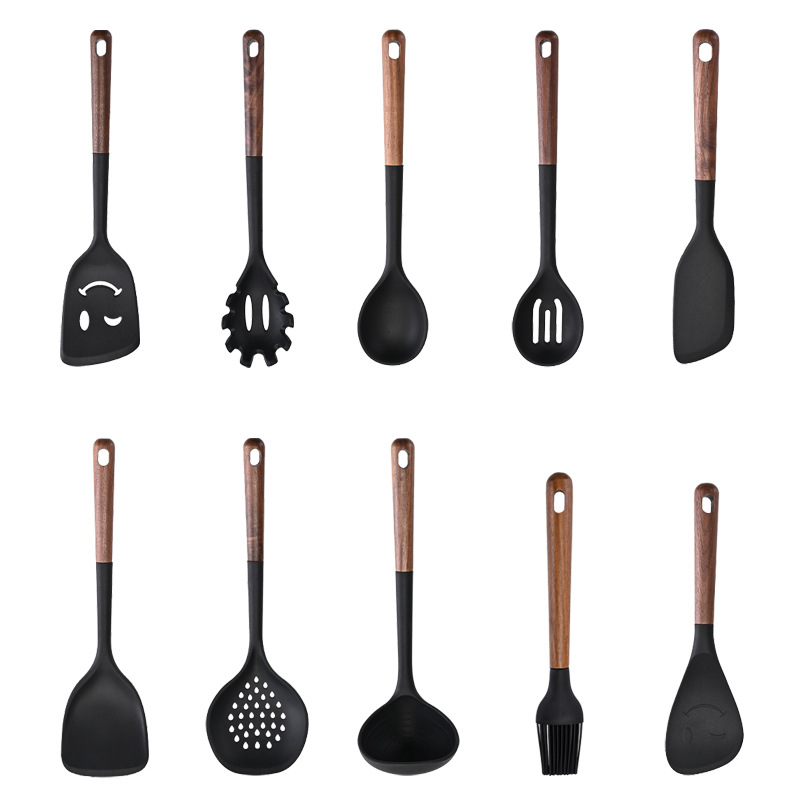 10pcs Silicone Utensil Set
