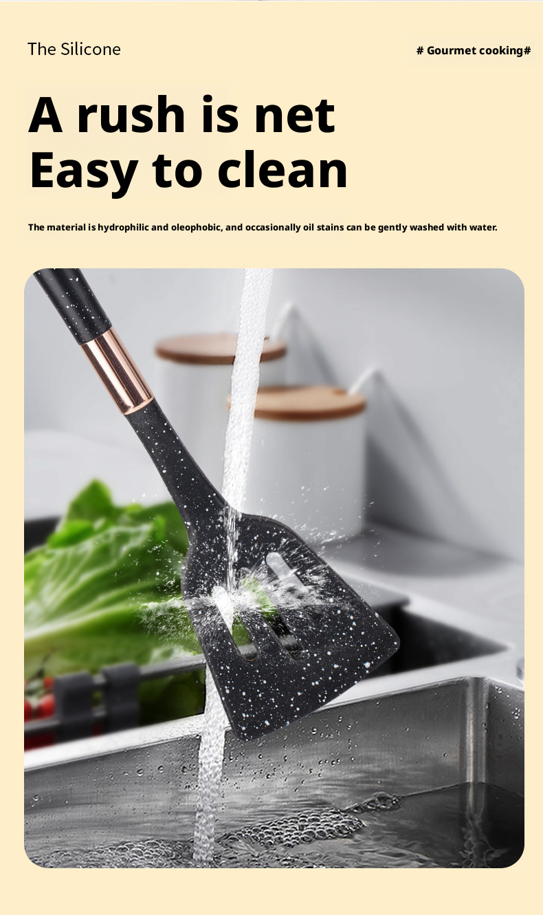 10pcs Silicone Utensil Set