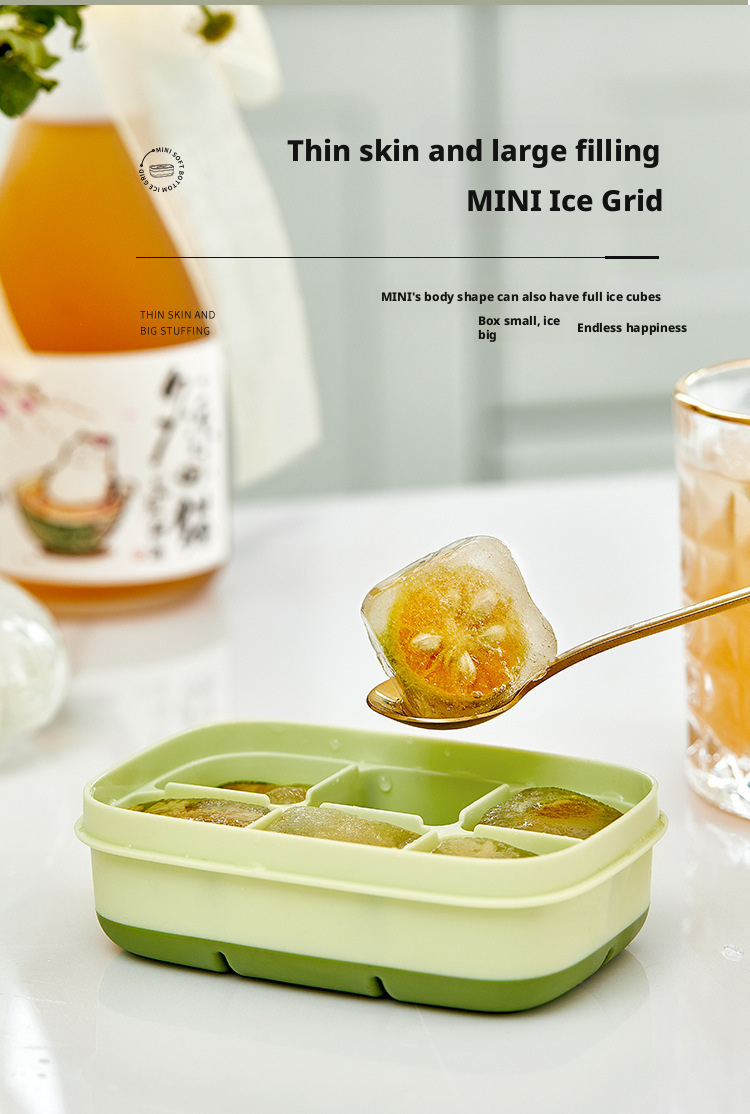 6-Hole Silicone Ice Cube Tray