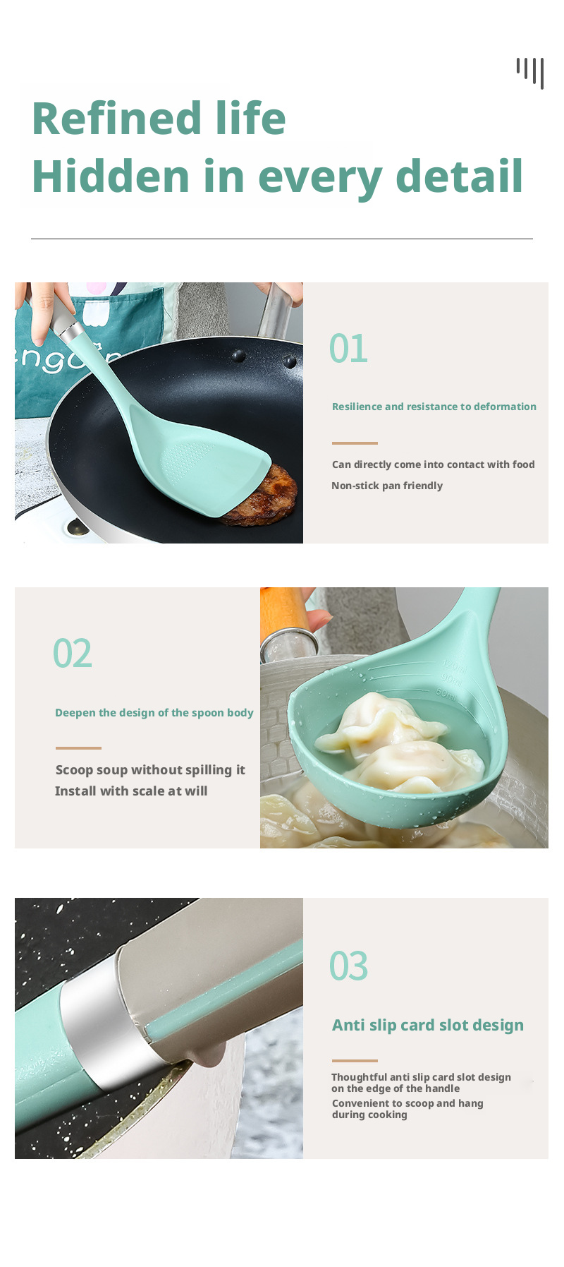 silicone cooking utensils set