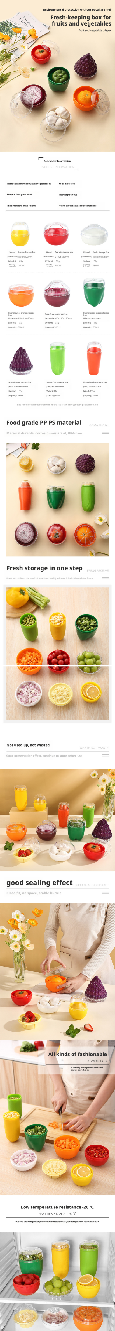 Radish storage box