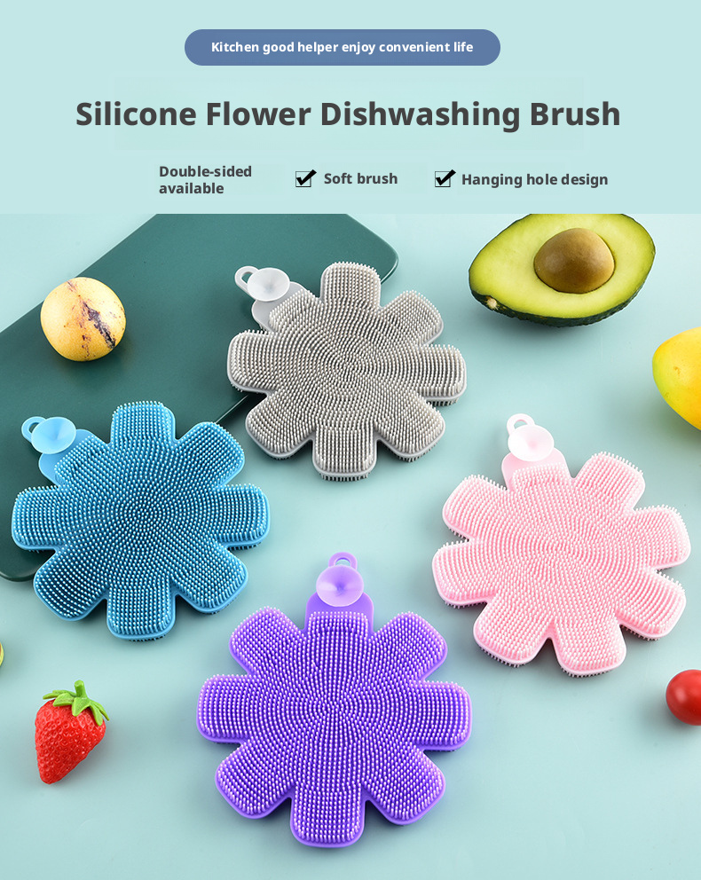 Flower and fruit brush