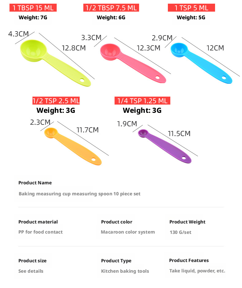 measuring spoons