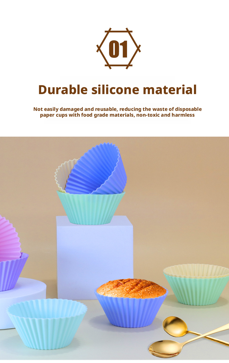 silicone cake cup set-small