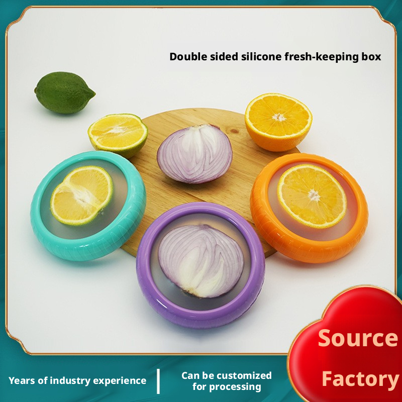 Two sides silicone film crisper