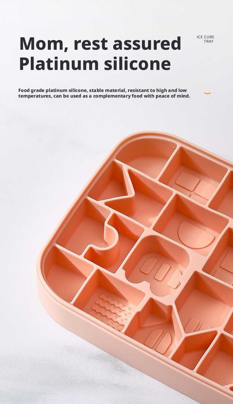 Building Blocks Geometric Silicone Ice Cube Set