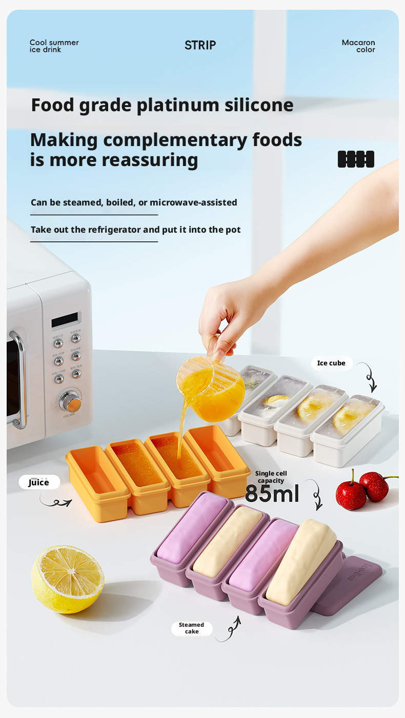 silicone ice cube trays