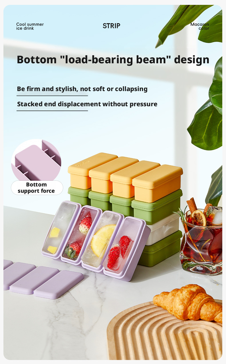 silicone ice cube trays