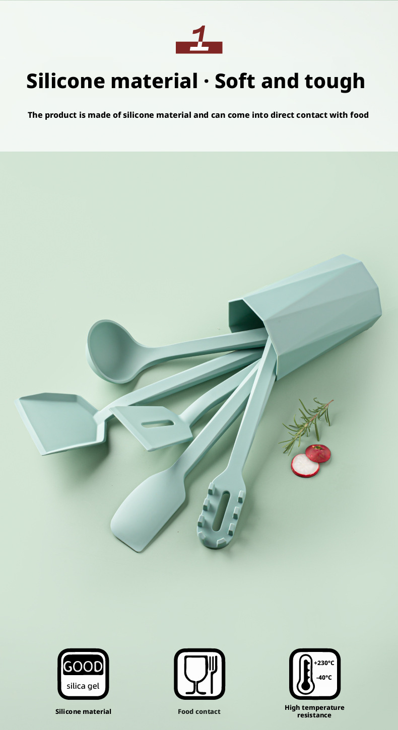safe silicone cooking utensils