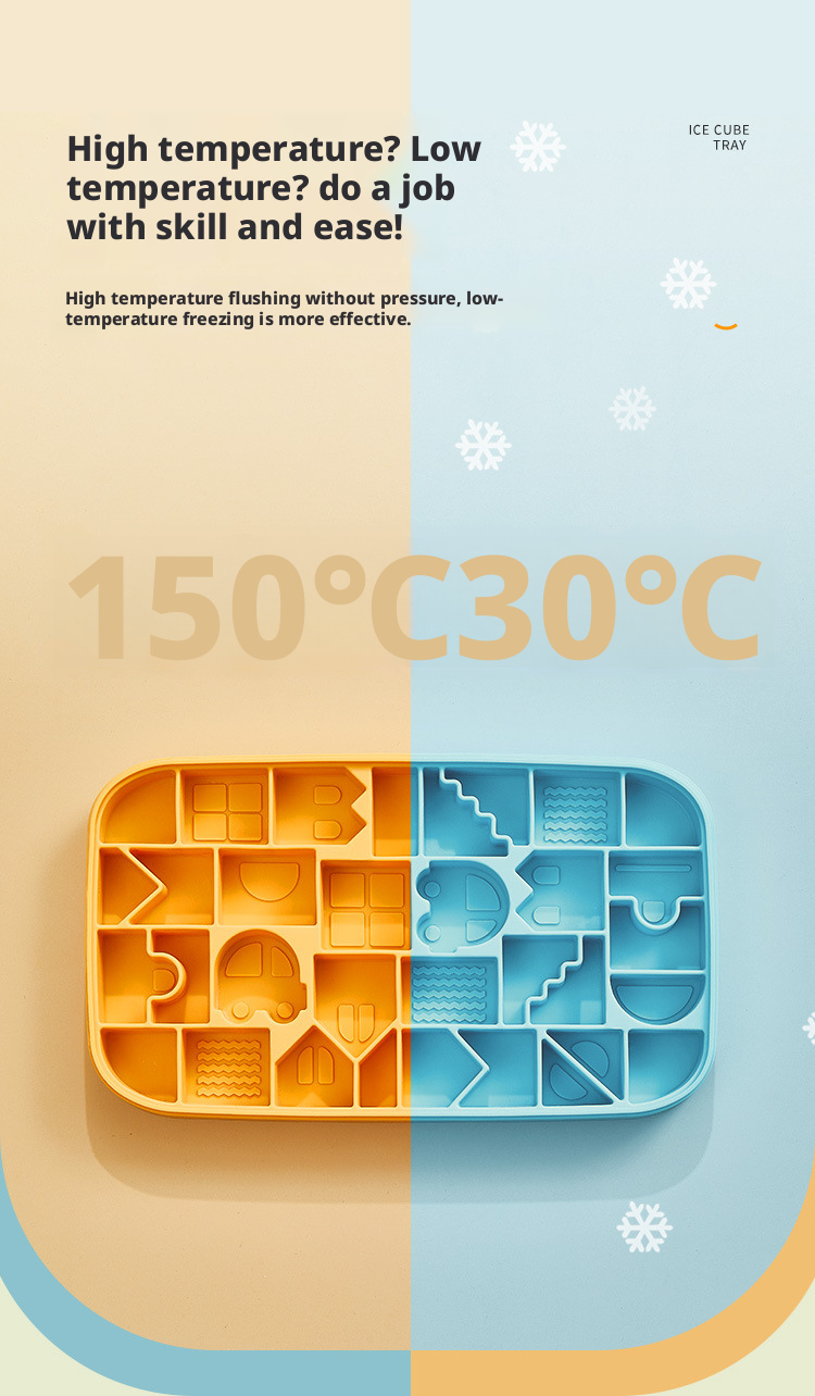 Building Blocks Geometric Silicone Ice Cube Set
